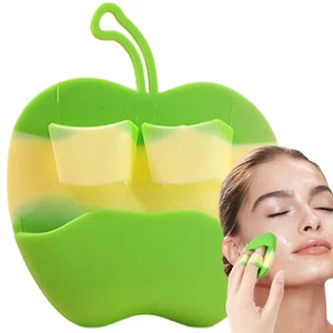 2pcs Face Scrubber Soft Silicone Facial Cleansing Brush Face Exfoliator Scrub - Picture 1 of 11
