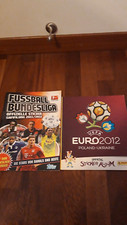 2 EMPTY UNUSED ALBUMS TOPPS FUSSBALL BUNDESLIGA GERMANY 2011-12,PANINI EURO 2012