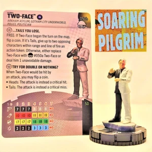 DC Heroclix DOS CARAS - 050B SÚPER RARO ""VARIANTE"" Notorious Set #50B - Imagen 1 de 1