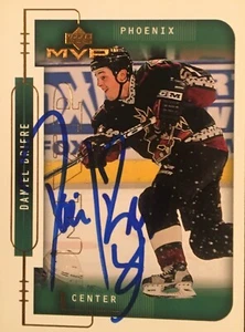 Tarjeta de hockey firmada por la NHL de Daniel Danny Briere Phoenix Coyotes - Imagen 1 de 2
