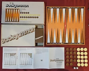 Vintage WHITMAN Backgammon Set 4832 Year 1973 Made In USA - Picture 1 of 4