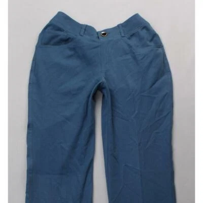 IMAN NUEVO Mujer XS Azul Denim Cintura Elástica Informal Pantalones Corte Bota Mujer Pantalones Foto 1 de 3
