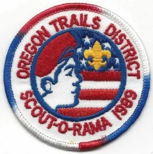 Oregon Trails District 1989 Scout-O-Rama patch - Blue Mountain Council - Picture 1 of 1