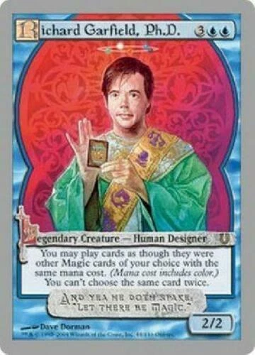 TOP & KULT  Richard Garfield, Ph.D.  - UNHINGED -  englisch  (exc +)  ** Rare ** - Bild 1 von 1