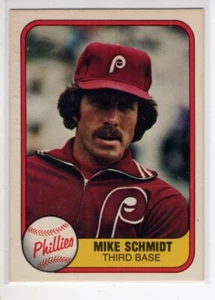 1981 FLEER MIKE SCHMIDT BASEBALL CARD #5 EX - Picture 1 of 1