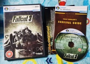 Fallout 3 PC DVD-ROM Game 2008 Bethesda Complete with Manual Retro Gaming 2008 - Picture 1 of 5