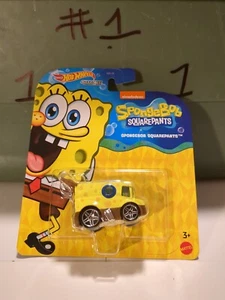 Hot Wheels Spongebob Squarepants Character Cars 1:64 NEW - Picture 1 of 4