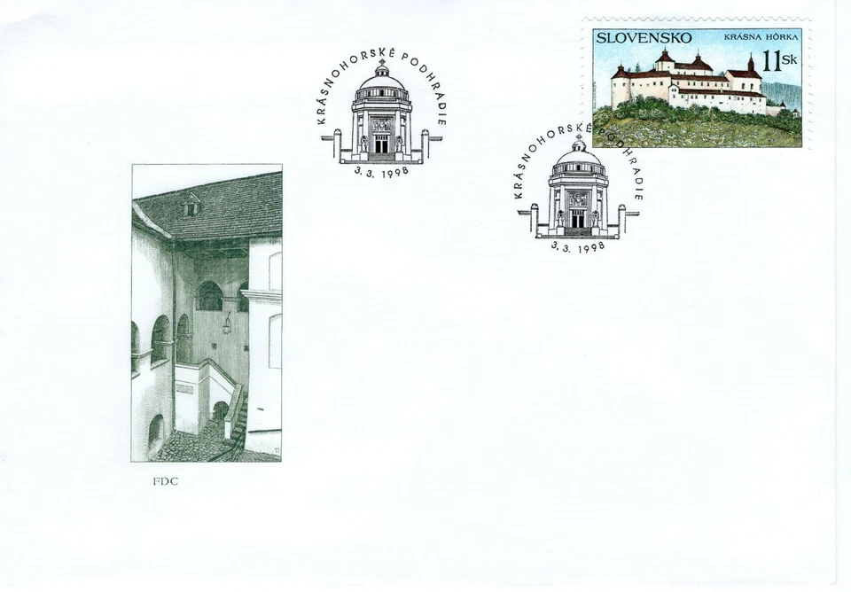 SLOVAKIA  - 1998 Splendours of Our Homeland - Castles  FDC7829 - Image 1 of 1