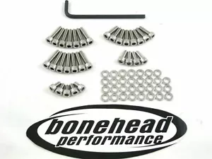 Mitsubishi Lancer Evolution EVO 8 & 9 Stainless Valve Cover Bolt Dress Up Kit - Picture 1 of 1
