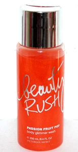 Victoria's Secret Beauty Rush Passionsfrucht Pop Body Glimmer Wash 8,4 Floz Retro - Bild 1 von 1
