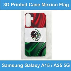 Für Samsung Galaxy A15 A25 5G 3D Druck Hülle Mexiko Flagge Bandera Design - Bild 1 von 2