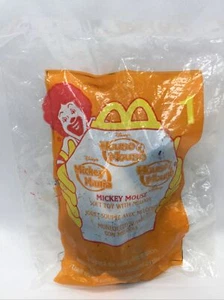 "MICKEY MOUSE" • McDonalds Disney Happy Meal 2001 Plüschtier #1 Neu in Verpackung, versiegelt!! - Bild 1 von 4