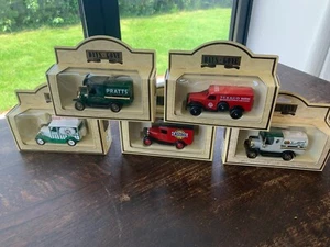 Lledo Lot x5 Diecast Oil Tankers Texaco, Pratts, Castrol x2, Duckhams Model Car - Picture 1 of 9