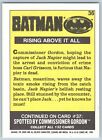 1989 Topps Batman Series One 1 -  36 Rising Above It All