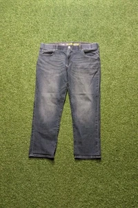 Lee Extreme Motion Jeans Mens Size 40x30 Blue Straight Fit Tapered Leg Stretch - Picture 1 of 7