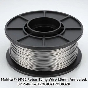 Makita F-91162 Rebar Tying Wire 1.6mm Annealed, 32 Rolls for TR001G/TR001GZK - Picture 1 of 2