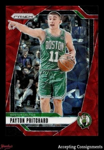 2024-25 Panini Prizm Prizms Choice rojo #46 Payton Pritchard 69/88 Celtics - Imagen 1 de 2