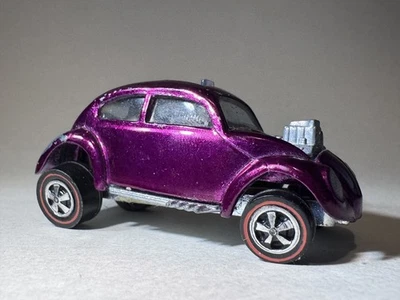 Volkswagen personalizado Hot Wheels Redline 1968 vintage EE. UU. - magenta Foto 1 de 4