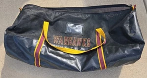 Sac de voyage équipement de football universitaire ULM Warhawks Paul Pryor fabriqué aux États-Unis - Photo 1/15