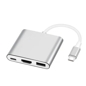 USB-C to HDMI Adapter, USB 3.1 Type C to HDMI 4K Multiport AV Converter with ... - Picture 1 of 6