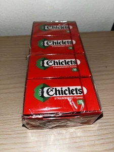 CHICLETS Erdbeergeschmack Kiste 20 Stück 10 Stück Neu Frisch - Bild 1 von 4
