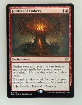 Magic the Gathering: Festival of Embers Bloomburrow Regular NM - Image 1 of 2