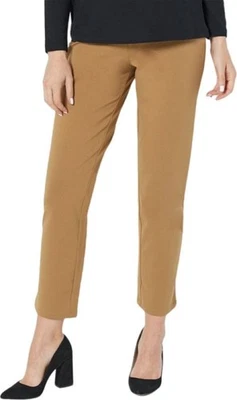 Susan Graver Weekend Premium Stretch Slim Leg Pant Sweet Caramel S NWOT (1165) - Image 1 of 2