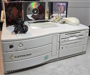 Gateway 2000 486 DOS Win 3.11 Gaming Computer 3.5 5.25 Comb FD Sound Blaster 16! - Picture 1 of 16