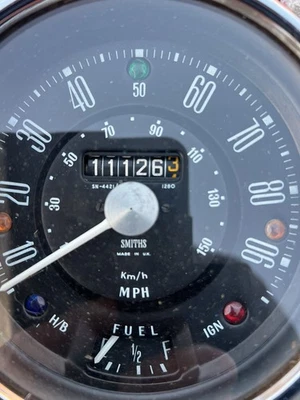 Classic Mini Austin Morris BMC Speedo Smiths Speedometer - Image 1 of 4