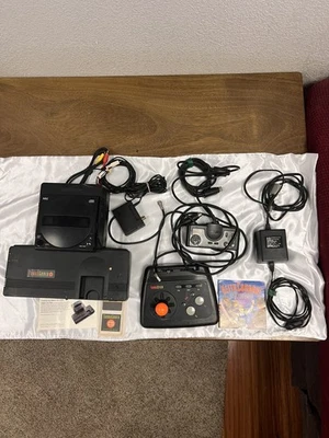 NEC TurboGrafx-16 Cd Console-Dock-System Card,Turbo stick+ everything in picture - Image 1 of 4