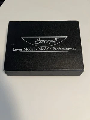 Le Creuset Screwpull Lever Model Wine Opener with Foil Cutter in Case - Image 1 of 4