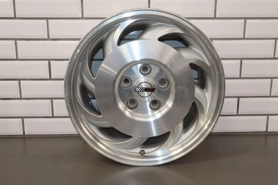 91-96 Corvette Single (1) 17x9.5 Rear Left Directional Wheel Aluminum *Curbed* - Image 1 of 4