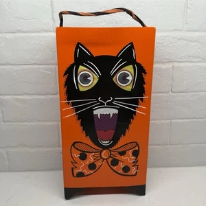 Party Partners Halloween Cardboard Owl Black Cat Candle Lantern Vintage Style - Picture 1 of 12