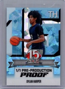 Dylan Harper 2025 Leaf National NSCC 1/1 Pre Production Proof - Picture 1 of 1