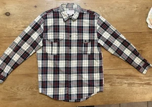 CC Filson Alaskan Guide Shirt Mens S Multicolor Plaid Flannel Heavy Cotton - Picture 1 of 10