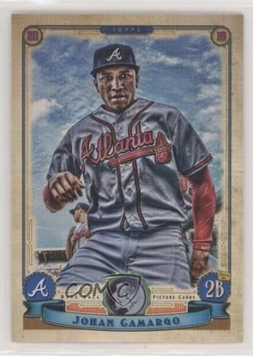2019 Topps Gypsy Queen GQ Logo Swap Johan Camargo #38 - Image 1 of 2
