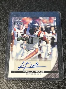 2016 Leaf Draft - Retail Autographs Kendall Fuller #A-KF2 (AU, RC) - Picture 1 of 2