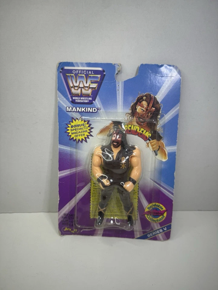 Justoys WWF Bend EMS Diesel 1994 on Card Action Figure