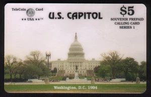 5 $. U.S. Capitol Building - Washington D.C. 1994 Telefonkarte - Bild 1 von 1