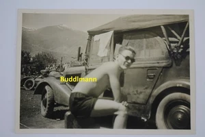 Foto Wehrmacht Mercedes-Benz 170 V Kübelwagen Italien Südfront - Bild 1 von 2