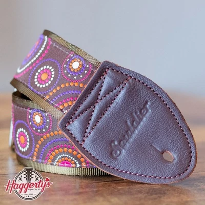 Correa de guitarra Souldier Classic Series, círculos recortados marrón Foto 1 de 4