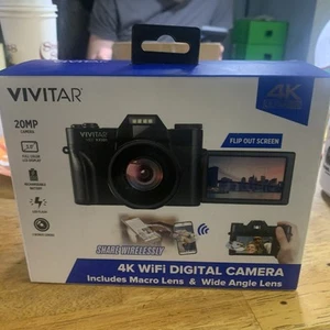 VIVITAR 4K WIFI DIGITAL CAMERA WITH 2 LENSES - Picture 1 of 1