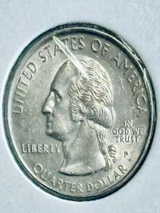1999-P Delaware State Quarter “Spitting Horse” Die Crack Error Caesar Rodney#206 - Picture 1 of 8
