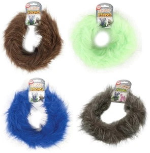 Assorted Jumbo Fuzzy Craft Stems 9', Brown, Green, Blue, Gray - Picture 1 of 5