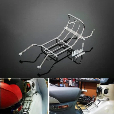 Хромированный средний багажник багажник для Honda Super Cub C125 JA48 JA58 2018-2024 - Изображение 1 из 4