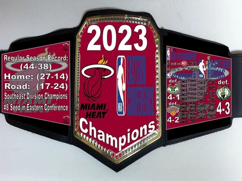Miami Heat 2023 NBA Eastern Conference Champions Championship Belt Cover