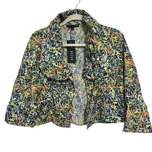 NWT KOZAN Aria Cropped Blazer Jacket Lentil Branch Sz S - Picture 1 of 12
