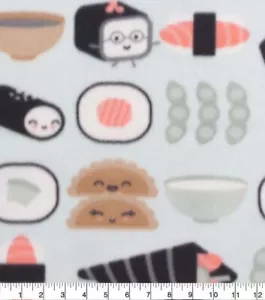 Happy Sushi Blizzard Vliesstoff 1,5 YD x 58" Nähen Handwerk NEU schneller Versand - Bild 1 von 5