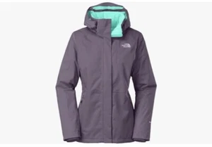 The North Face Women's Inlux Insulated Jacket Greystone BlueOuterwear - Picture 1 of 7
