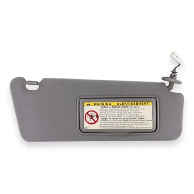 2002-2006 Lexus ES300 ES330 Passenger Right Side Sun Visor Gray Cloth Lighted - Image 1 of 4